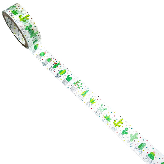 SEAL-DO Shinzi Katoh Washi Tape - Cactus Garden