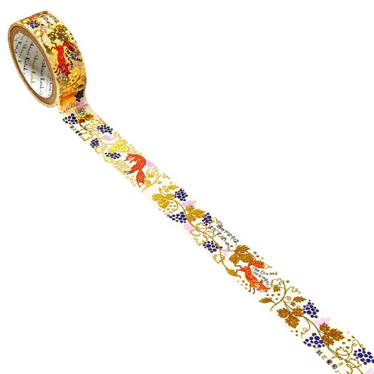SEAL-DO Shinzi Katoh Washi Tape - Fairy Tales - The Fox and the Grapes