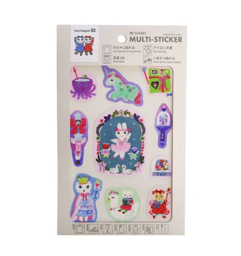 Sanby x Yumi Kitagishi Collaboration - Multi-Stickers - Fantasy Time