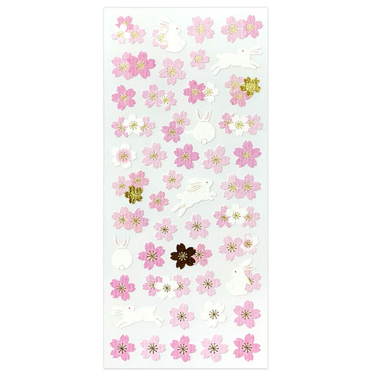Sakura Blossom Rabbit Stickers