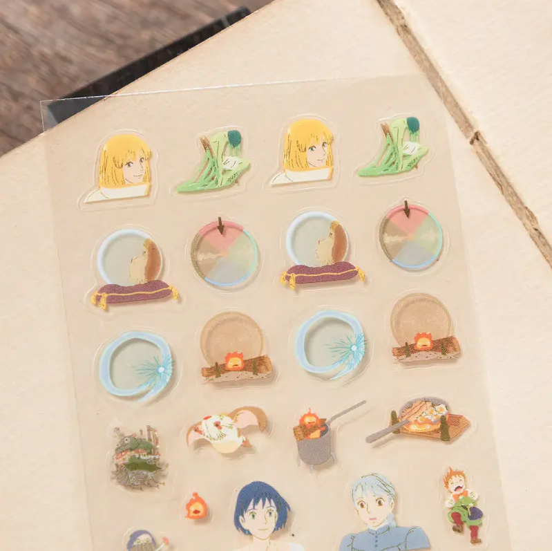Studio Ghibli - Schedule Seal Planner Stickers - Howl's Moving Castle