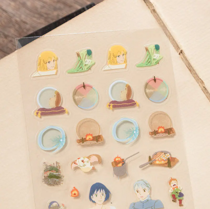 Studio Ghibli - Schedule Seal Planner Stickers - Howl's Moving Castle