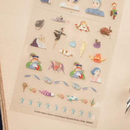 Studio Ghibli - Schedule Seal Planner Stickers - Howl's Moving Castle