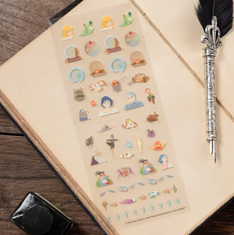 Studio Ghibli - Schedule Seal Planner Stickers - Howl's Moving Castle