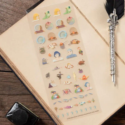 Studio Ghibli - Schedule Seal Planner Stickers - Howl's Moving Castle