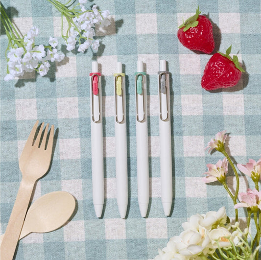 Uni-Ball One - Picnic Edition - Limited Edition Gel Pens - .38 Set of Four