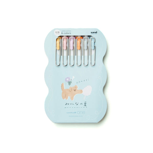 Uni-Ball One - Soft Colors Summer Edition - Limited Edition Gel Pens
