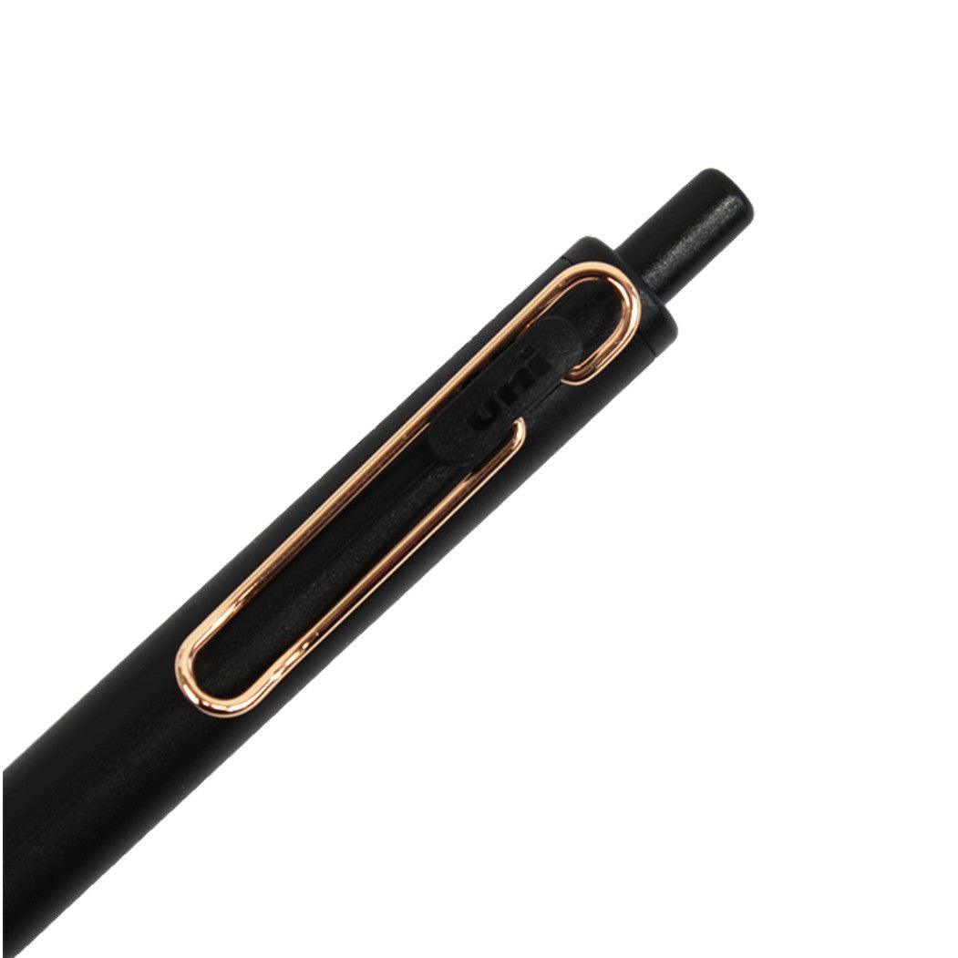 Uni-Ball One - Limited Edition Gel Pen - Rose Gold Clip - Black Ink