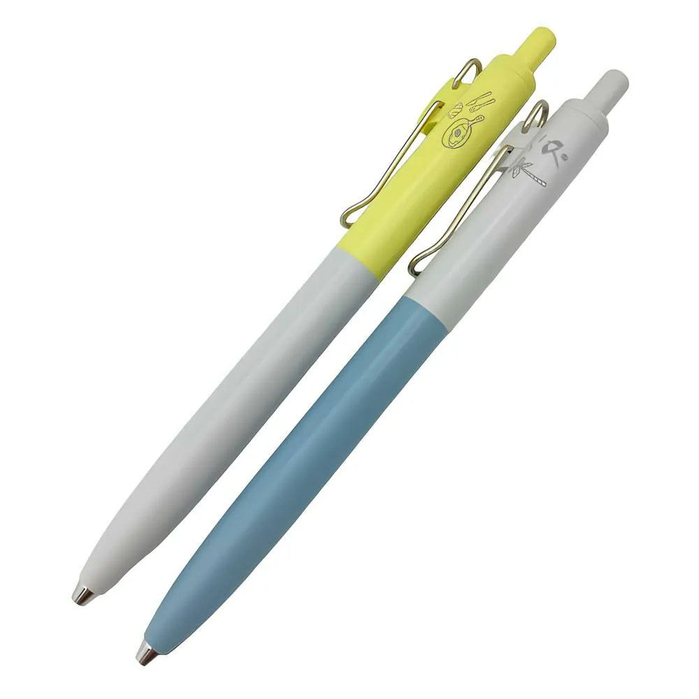 Uni-Ball One x Ena Kakuta - Limited Edition 0.38mm Gel Pens 2 Piece Set - Blue Box
