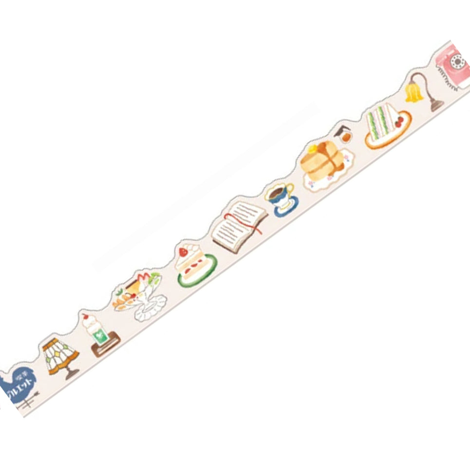 Kotorimachi Shotengai Washi Tape - Japanese Cafe