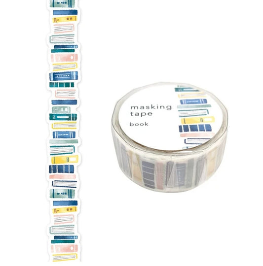 Mind Wave Washi Tape - Books (Blue)