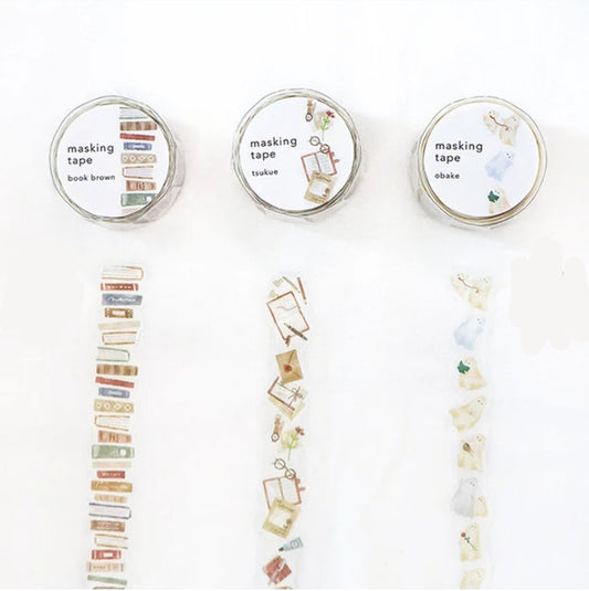 Mind Wave Washi Tape - Books (Blue)