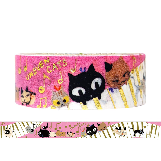 SEAL-DO Shinzi Katoh Washi Tape - Uneven Cats