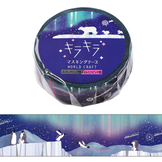World Craft - Foil-Stamped Washi Tape - Starry Sky