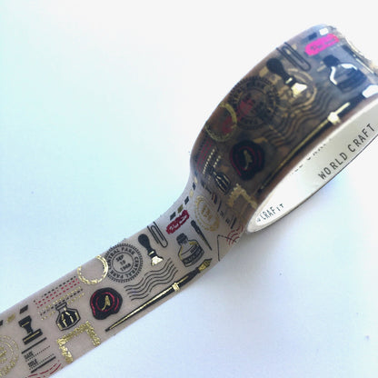 World Craft - Foil-Stamped Washi Tape - Stationery