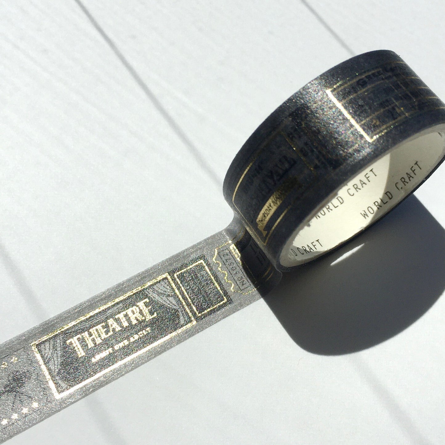 World Craft - Foil-Stamped Washi Tape - Tickets
