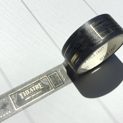 World Craft - Foil-Stamped Washi Tape - Tickets