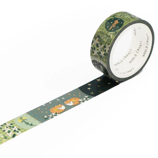 World Craft - Foil-Stamped Washi Tape - Starry Night