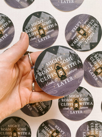 Lantern Print Co. - Vinyl Sticker - Cloak and Lantern