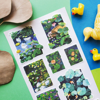 STICKII - Sticker sheet - Zoe Art Garden - Pond Hopping