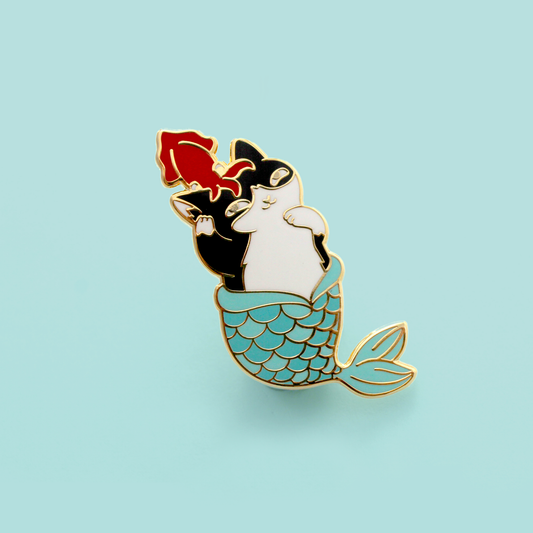 Shoal - Enamel Pin - Loki Cat - Purrmaid Pals
