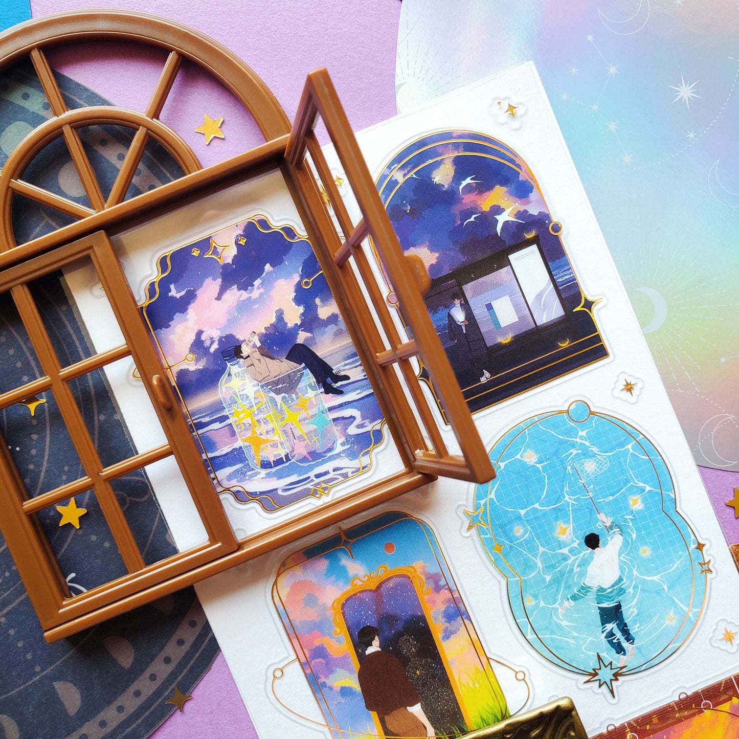 STICKII - Sticker Sheet - 9jedit - Beyond the Stars 1