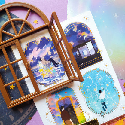 STICKII - Sticker Sheet - 9jedit - Beyond the Stars 1