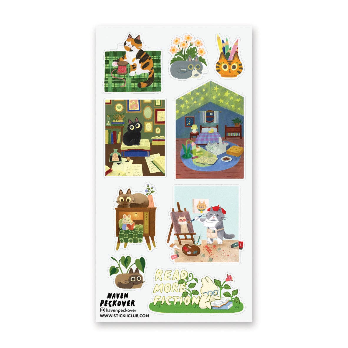 STICKII - Sticker sheet - Haven Peckover - Paws & Pastimes