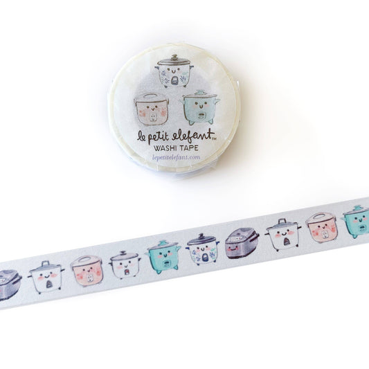 Le Petit Elefant - Washi Tape - Vintage Rice Cooker