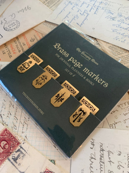 The Creeping Moon - Brass Page Markers - Fantasy Set