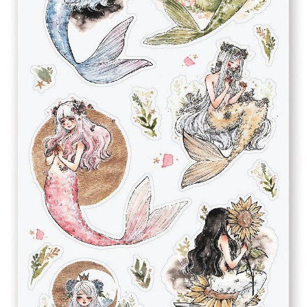 STICKII - Sticker sheet - Cherry Rabbit / Cherriuki - Magical Mermaids