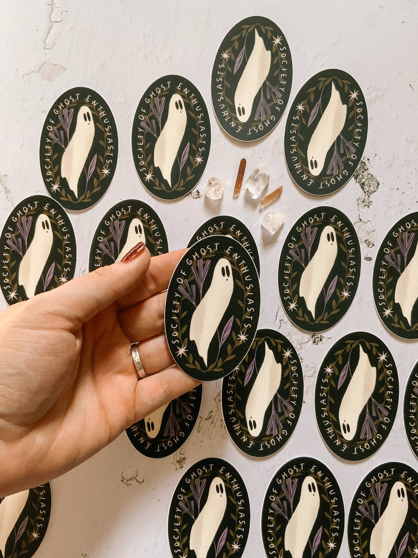 Lantern Print Co. - Vinyl Sticker - Society of Ghosts