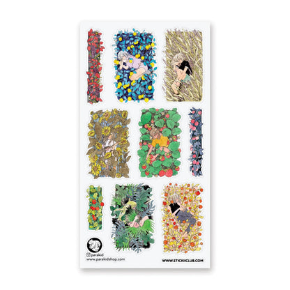 STICKII - Sticker sheet - Parakid - Through the Trees 1