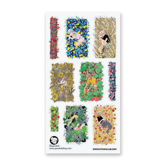 STICKII - Sticker sheet - Parakid - Through the Trees 1