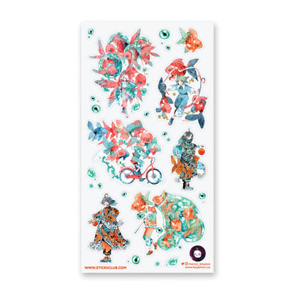STICKII - Sticker Sheet - Maruti Bitamin - Guided by Goldfish