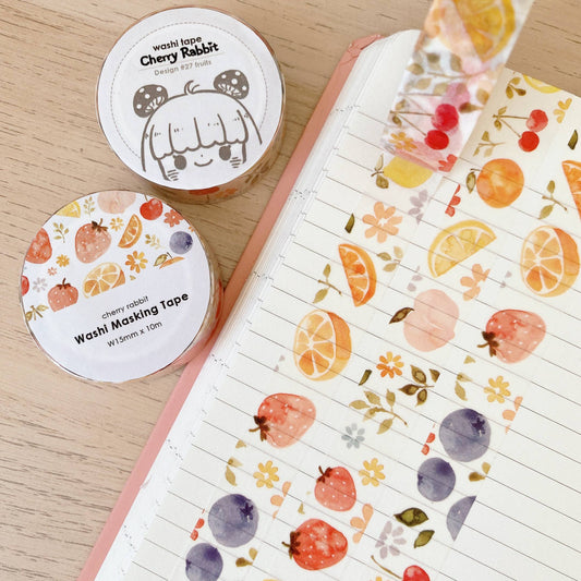 Cherry Rabbit - Fruits Washi Tape