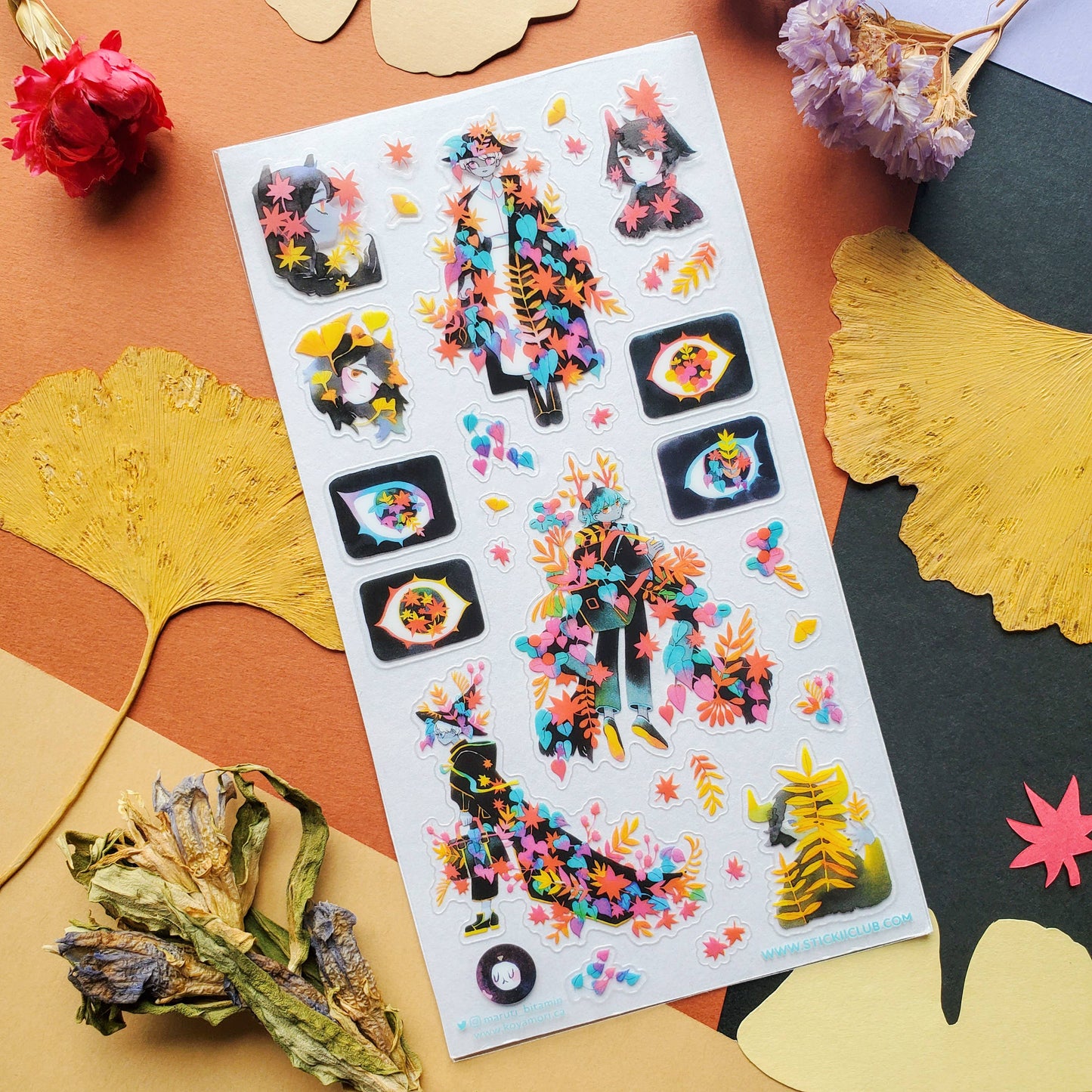 STICKII - Sticker Sheet - Maruti Bitamin - Fall Feeling