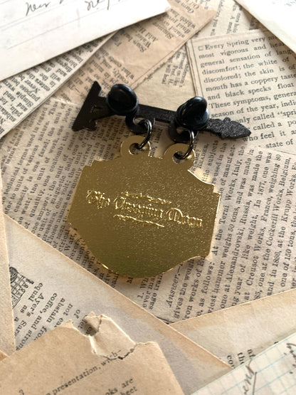 The Creeping Moon - Enamel Pin - Apothecary Shop Sign