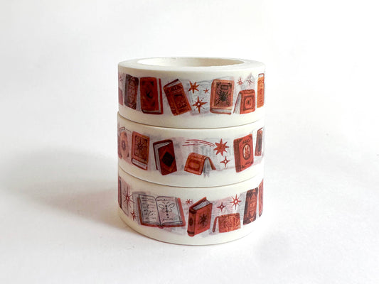 Book Moth Press - Washi Tape - Ruby Books