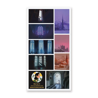 STICKII - Sticker Sheet - Priya Kakati / Gingerpk - Moody Manor Magic