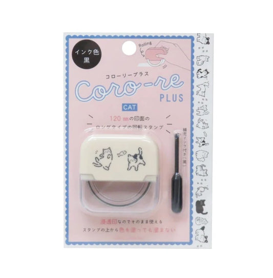 Kamio Japan - Coro-re Plus - Roller Stamp - Cat