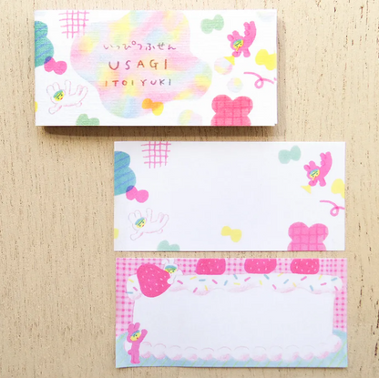 Cozyca - One-Line Sticky Notes - Itoi Yuki - Usagi / Neko