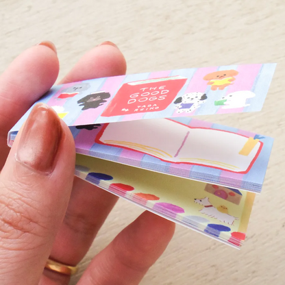 Cozyca - One-Line Sticky Notes - Reiko Tada - C is for Cat / The Good Dogs