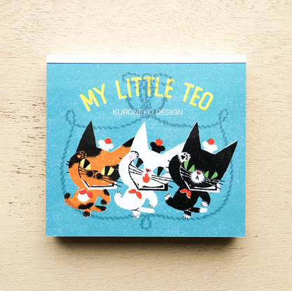 Cozyca - Block Memo Pad - Kuroneko Design - My Little Teo