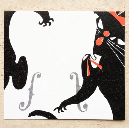 Cozyca - Block Memo Pad - Kuroneko Design - Robin the Black Cat