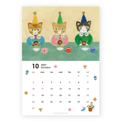 Cozyca x Aiko Fukawa - 2027 Wall Calendar