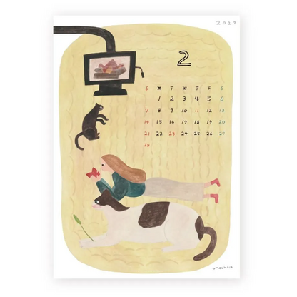 Cozyca x Necktie - 2027 Wall Calendar