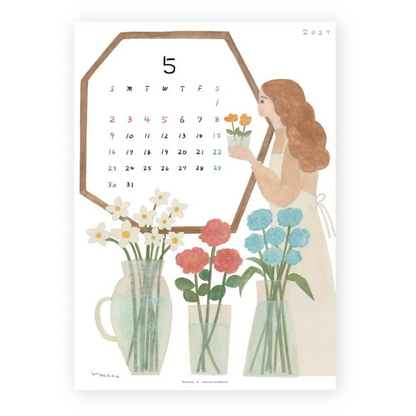Cozyca x Necktie - 2027 Wall Calendar