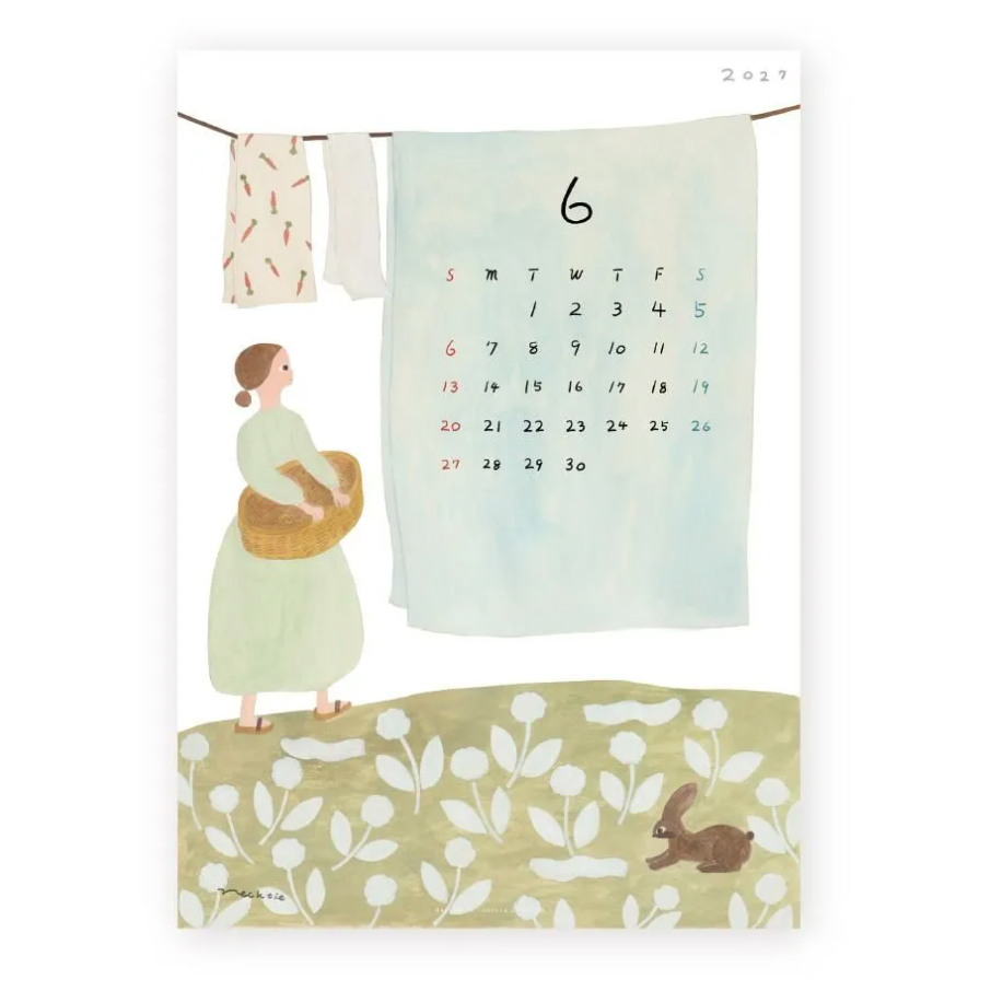 Cozyca x Necktie - 2027 Wall Calendar
