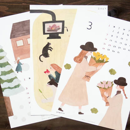 Cozyca x Necktie - 2027 Wall Calendar